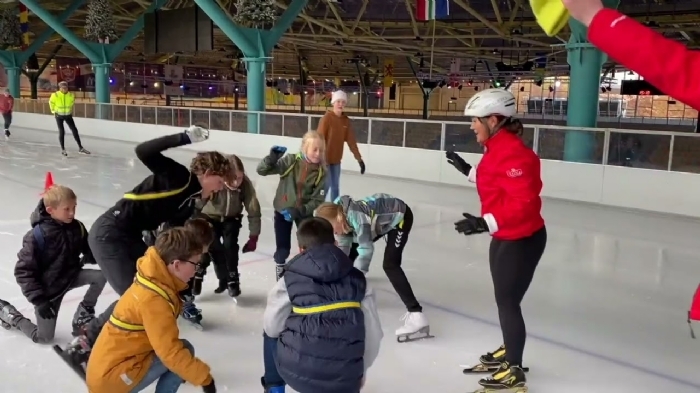 oefening schaatsen 1